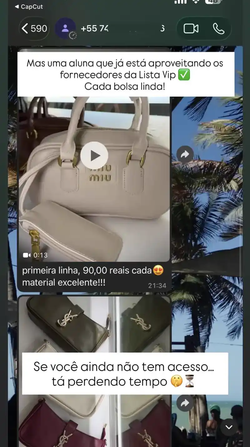 Depoimento de Larissa — aluna
